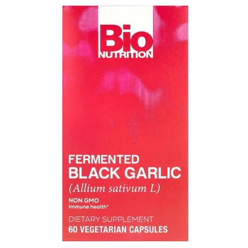 Fermented Black Garlic, 450 mg , 60 Vegetarian Capsules