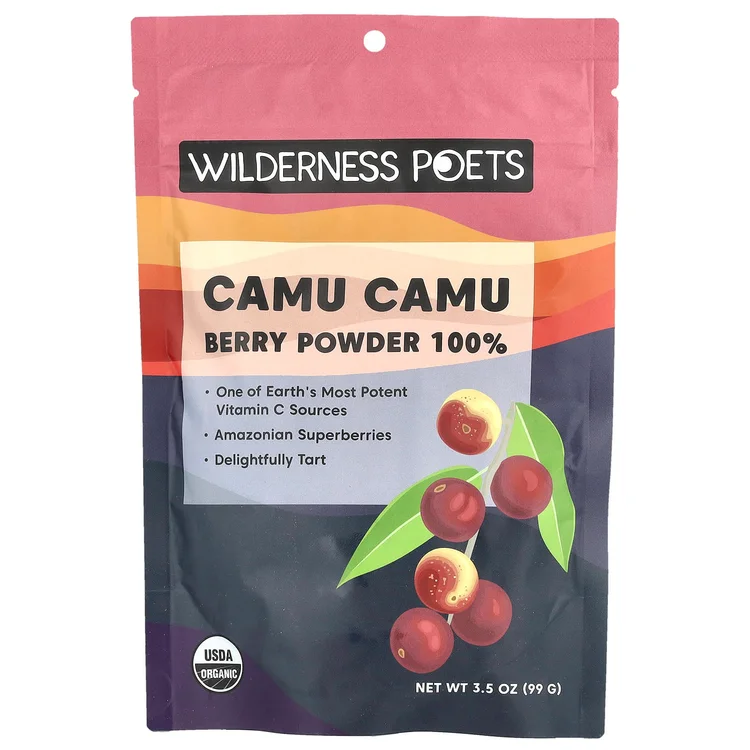 Organic Camu Camu Berry Powder, 3.5 oz (99 g) image 1