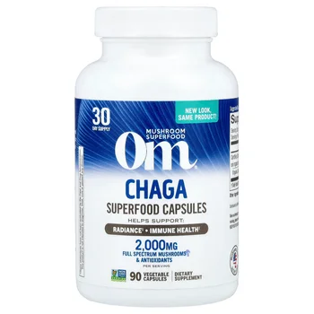 Chaga, 90 Vegetable Capsules (666 mg per Capsule )