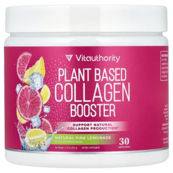 Plant Based Collagen Booster, Natural Pink Lemonade , 5.72 oz (162 g)