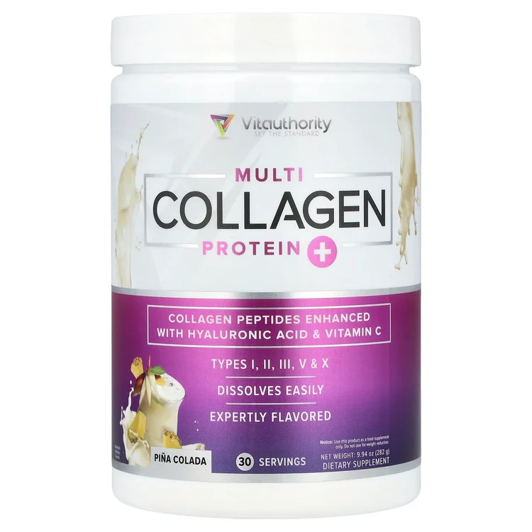 Multi Collagen Protein+, Pina Colada, 9.94 oz (282 g) image 1