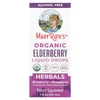 Organic Elderberry Liquid Drops, Alcohol Free, Blueberry + Raspberry, 1 fl oz (30 ml) image 1