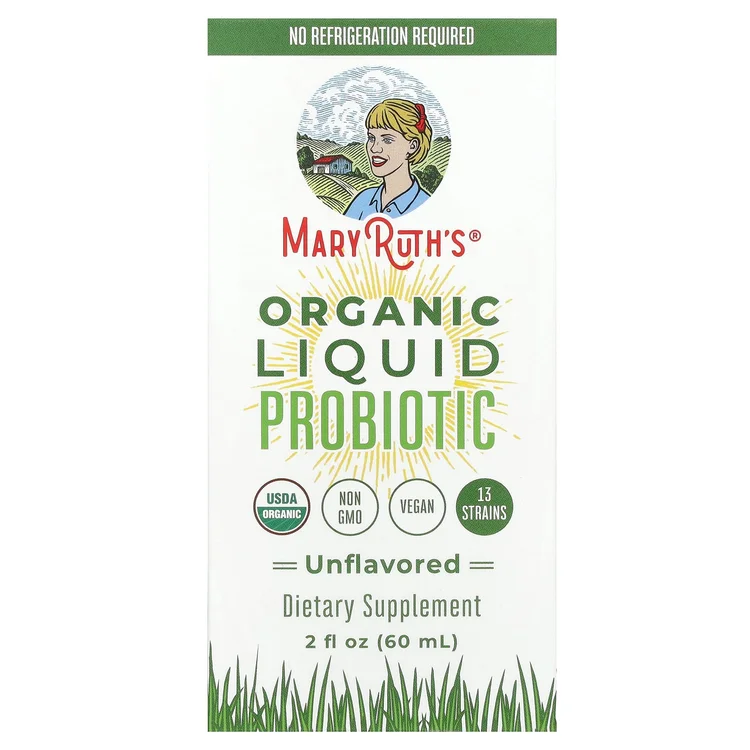Organic Liquid Probiotic, Unflavored, 2 fl oz (60 ml) image 1