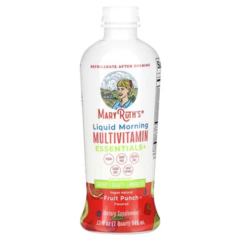 Liquid Morning Multivitamin Essentials+, Fruit Punch, 32 fl oz (946 ml)