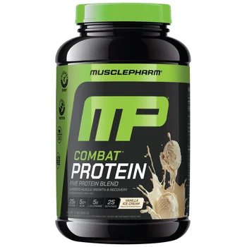Combat® Protein, Vanilla Ice Cream, 2 lbs (900 g)