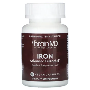 Iron, 30 Vegan Capsules (25 mg per Capsule)