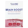 Brain Boost, On-The-Go Think Drink, Caffeine Free, 10 Packets