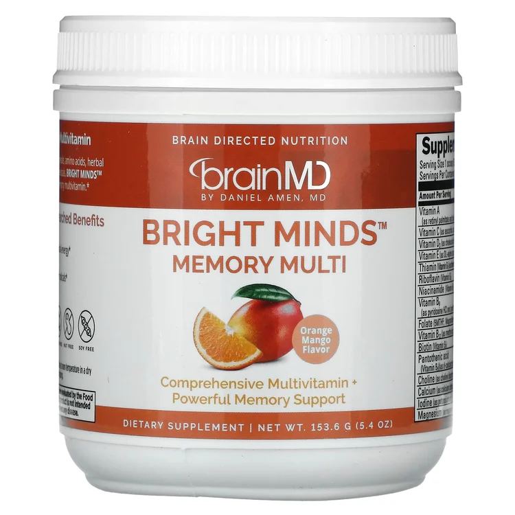 Bright Minds™ Memory Multi, Orange Mango, 5.4 oz (153.6 g) image 1