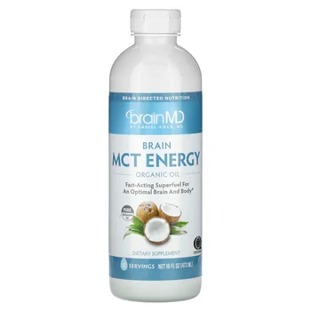 Brain MCT Energy Organic Oil, 16 fl oz (473 ml)