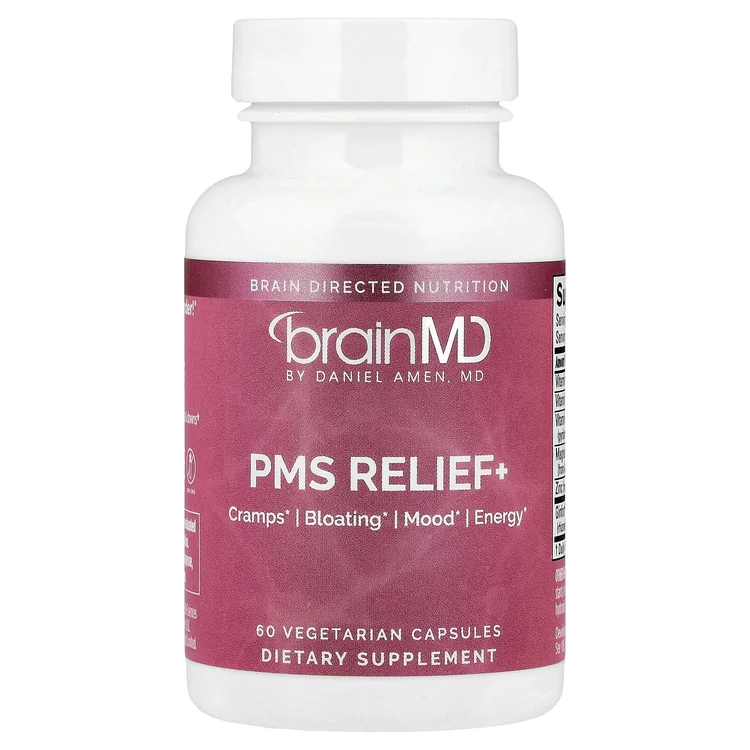 PMS Relief+, 60 Vegetarian Capsules image 1