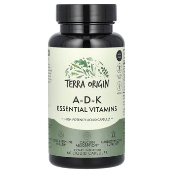 A-D-K Essential Vitamins, 60 Liquid Capsules