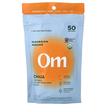 Mushroom Powder, Chaga, 3.5 oz (100 g)