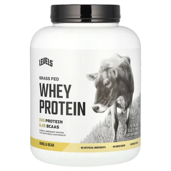 Grass Fed Whey Protein Powder, Vanilla Bean, 5 lb (2.27 kg)