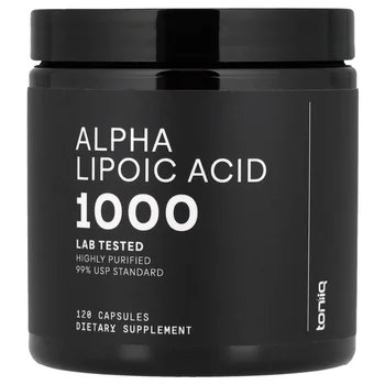 Alpha Lipoic Acid 1000, 120 Capsules (500 mg per Capsule)