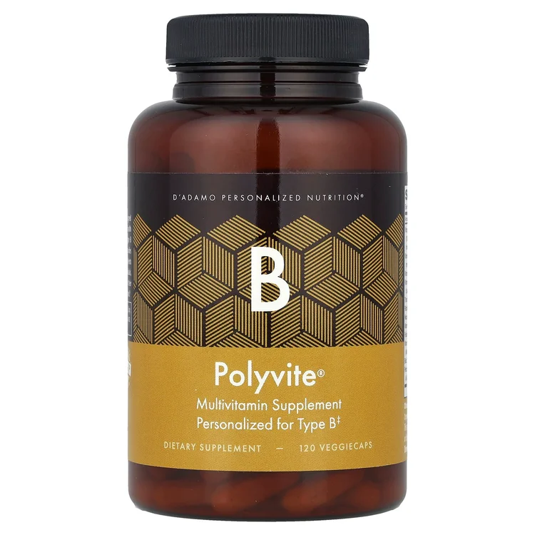 Polyvite® B, Multivitamin Supplement, 120 VeggieCaps image 1