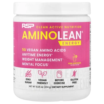 AminoLean®, Energy, Pink Lemonade, 8.25 oz (234 g)