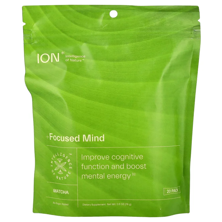 Focused Mind, Matcha, 20 Pack, 0.13 oz (3.8 g) Each image 1