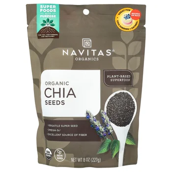 Organic Chia Seeds, 8 oz (227 g)
