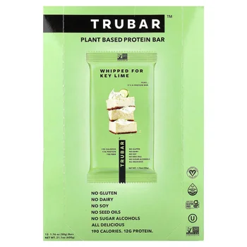 Plant Based Protein Bar, Whipped For Key Lime, 12 Bars, 1.76 oz (50 g) Each