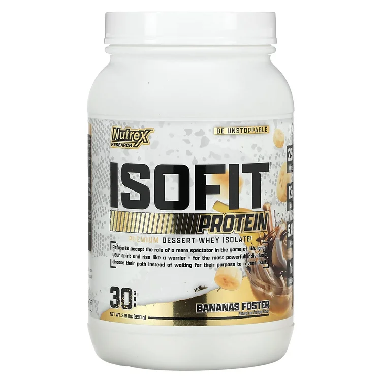 IsoFit Protein, Bananas Foster, 2.18 lbs (990 g) image 1