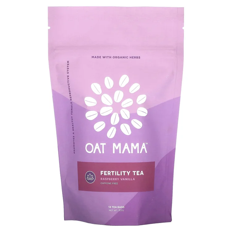 Fertility Tea, Raspberry Vanilla, Caffeine Free, 14 Tea Bags, 32 g image 1