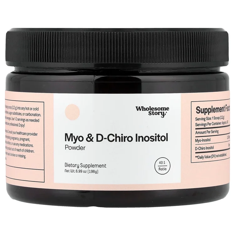 Myo & D-Chiro Inositol Powder, 6.99 oz (198 g) image 1