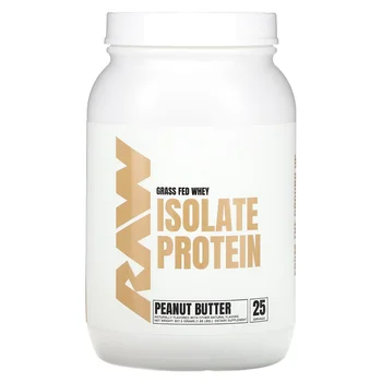 Grass Fed Whey Isolate Protein, Peanut Butter, 1.89 lb (857.5 g)