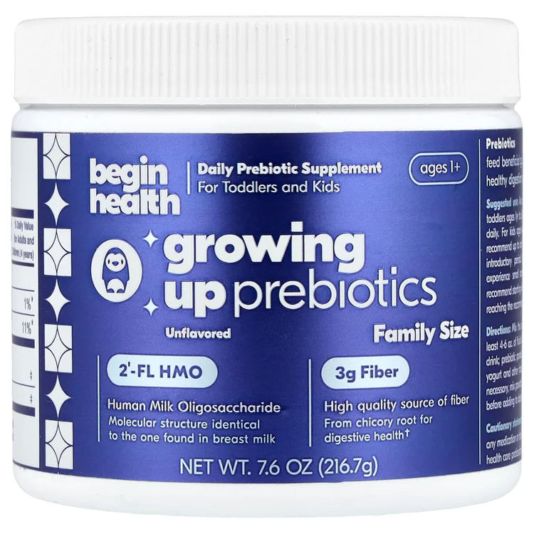 Kids, Growing Up Prebiotics, Ages 1+, Unflavored, 7.6 oz (216.7 g) image 1