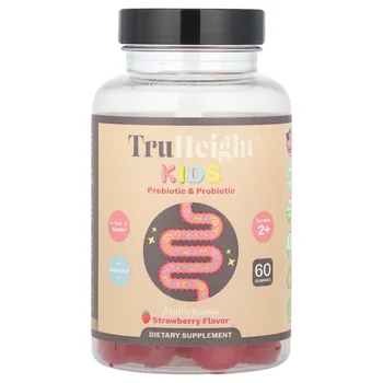 Kids Prebiotic & Probiotic Gummies, For Kids 2+, Strawberry, 60 Gummies