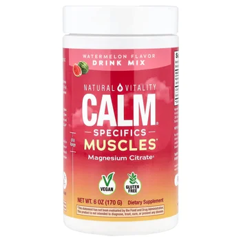 CALM® Specifics Muscles, Magnesium Citrate Drink Mix, Watermelon, 6 oz (170 g)