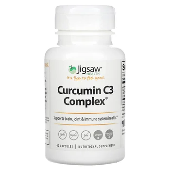 Curcumin C3 Complex, 60 Capsules (500 mg per Capsule)
