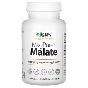 MagPure Malate, 120 Capsules (100 mg per Capsule)