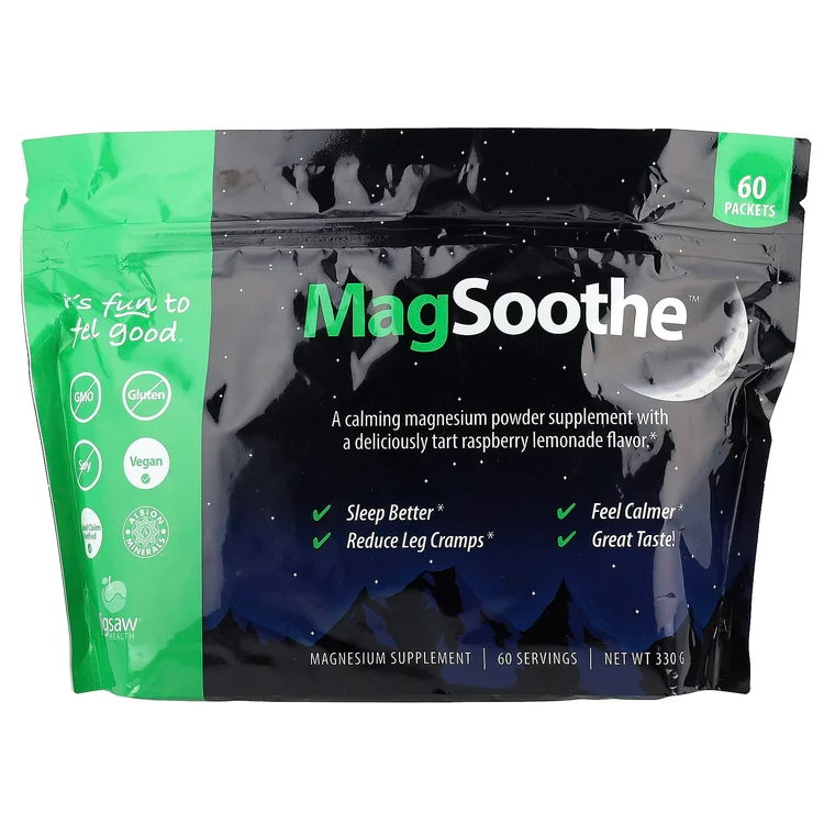 MagSoothe™, Tart Raspberry Lemonade, 60 Packets, 5.5 g Each image 1
