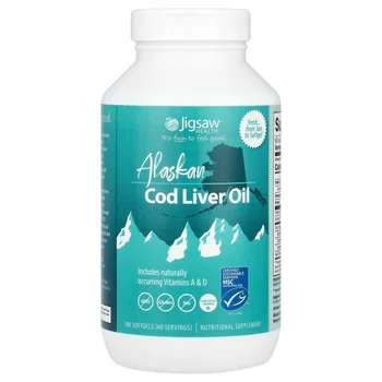 Alaskan Cod Liver Oil, 180 Softgels