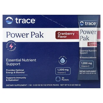 Power Pak, Cranberry, 30 Packets, 0.22 oz (6.1 g) Each
