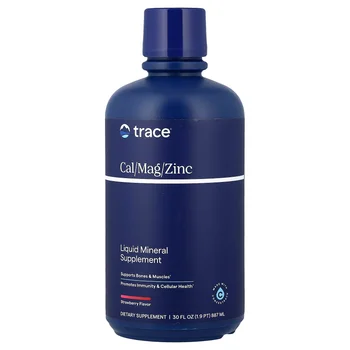 Liquid Mineral Supplement, Cal/Mag/Zinc, Strawberry , 30 fl oz (887 ml)