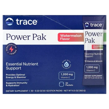 Power Pak, Watermelon, 30 Stick Packs, 0.22 oz (6.1 g) Each