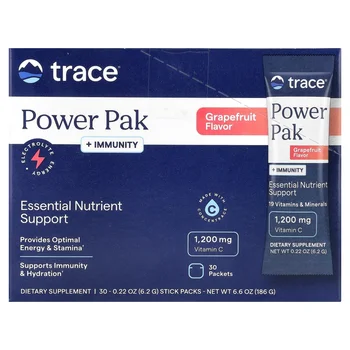PowerPak + Immunity, Grapefruit, 30 Stick Packs, 0.22 oz (6.2 g) Each