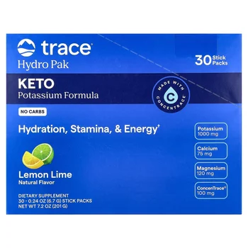 Hydro Pak Keto, Lemon Lime, 30 Stick Packs, 0.24 oz (6.7 g) Each
