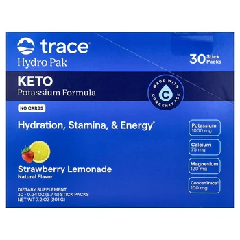 Hydro Pak Keto, Strawberry Lemonade, 30 Stick Packs, 0.24 oz (6.7 g) Each