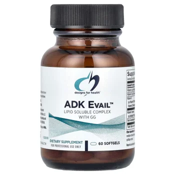 ADK Evail™, Lipid Soluble Complex With GG, 60 Softgels