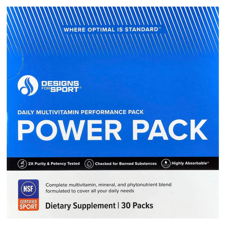 Designs For Sport®, Daily Multivitamin Performance Power Pack, 30 Packs image 1