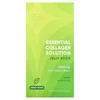 Essential Collagen Solution Jelly Stick, Green Grape, 10 Sticks, 0.7 oz (20 g) Each