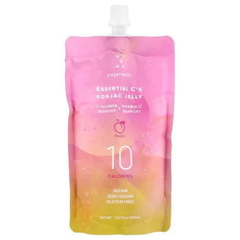 Essential C's Konjac Jelly, Peach, 5.07 fl oz (150 ml)