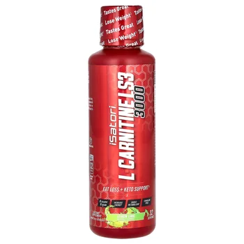 L-Carnitine LS3 3000, Lemon Lime, 3,000 mg, 16 fl oz (480 ml)