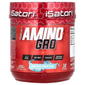 Amino-Gro, Blue Razz Snow Cone , 10.6 oz (300 g)