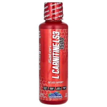 L-Carnitine LS3 1500, Blue Raspberry, 1,500 mg, 16 fl oz (480 ml)