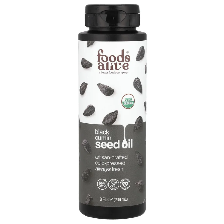 Organic Black Cumin Seed Oil, 8 fl oz (236 ml) image 1