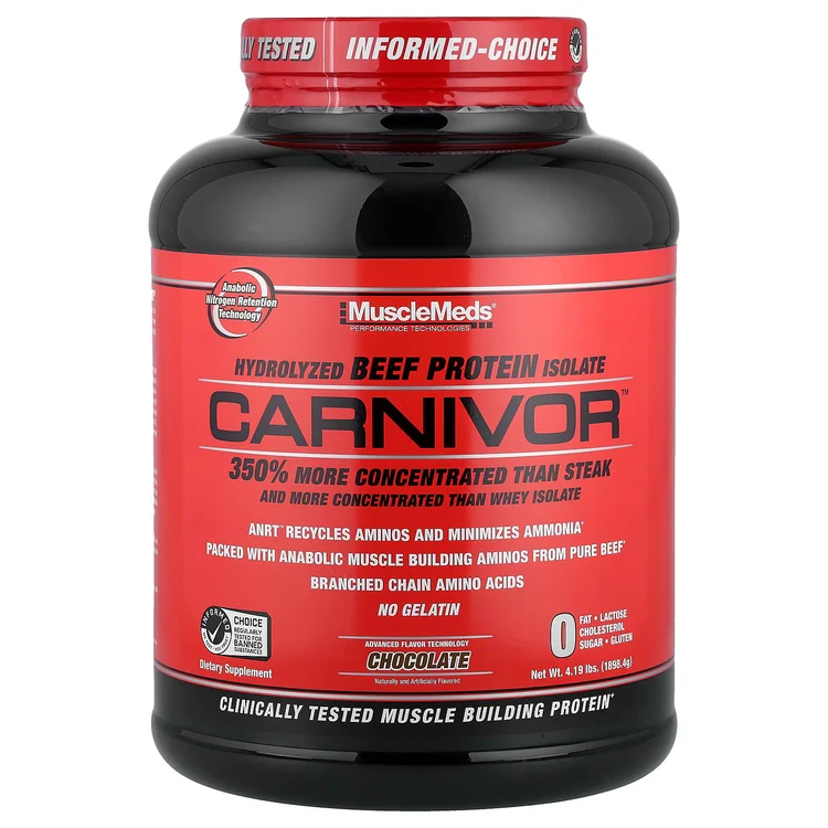 Carnivor™, Hydrolyzed Beef Protein Isolate, Chocolate, 4.19 lbs (1898.4 g) image 1