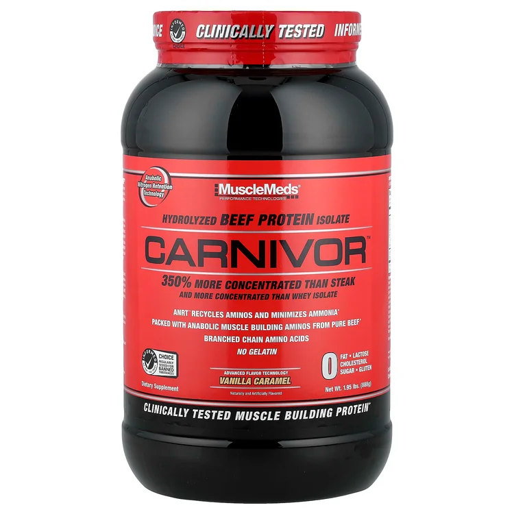 Carnivor™, Hydrolyzed Beef Protein Isolate, Vanilla Caramel, 1.95 lbs (888 g) image 1